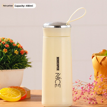 Custom Logo Double Wall Glass Cup with Lid