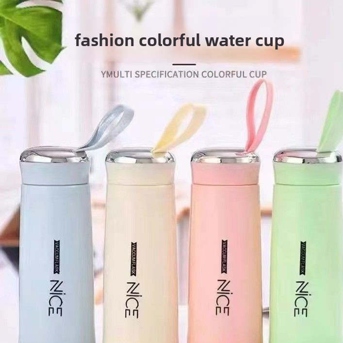 Custom Logo Double Wall Glass Cup with Lid