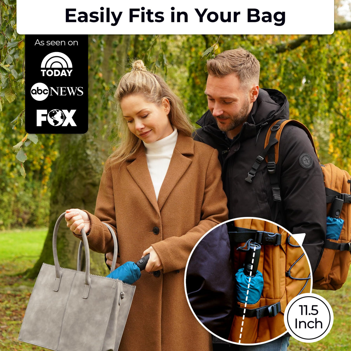 Windproof Compact Travel Umbrella