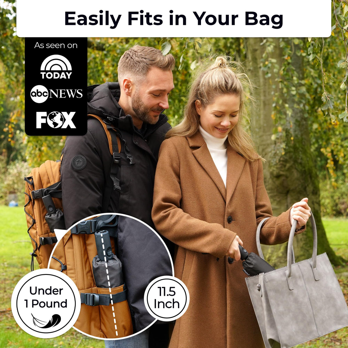 Windproof Compact Travel Umbrella