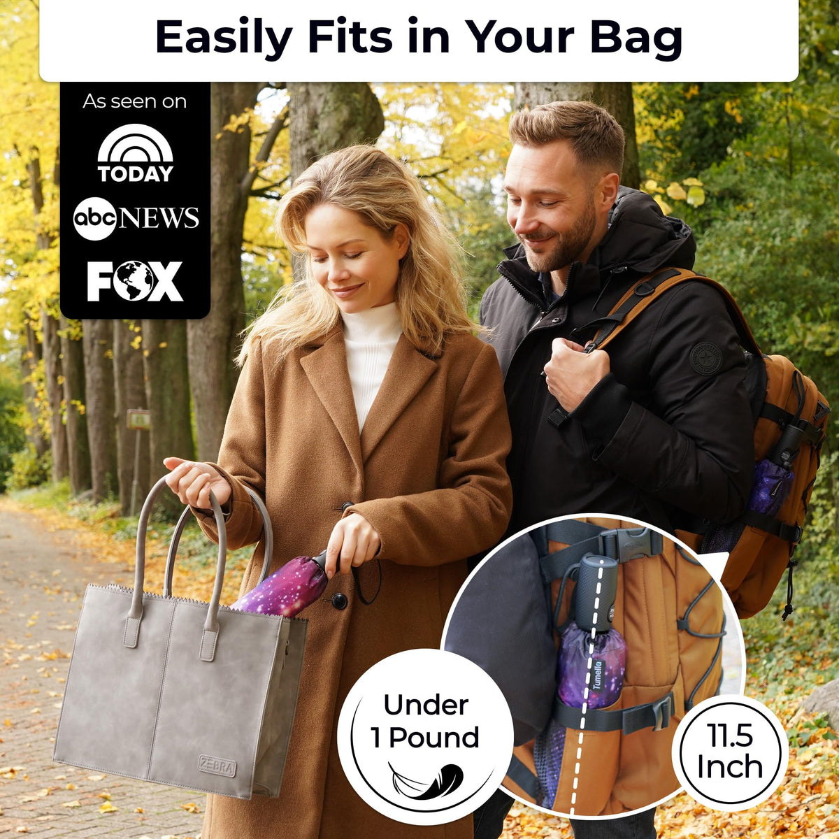 Windproof Compact Travel Umbrella