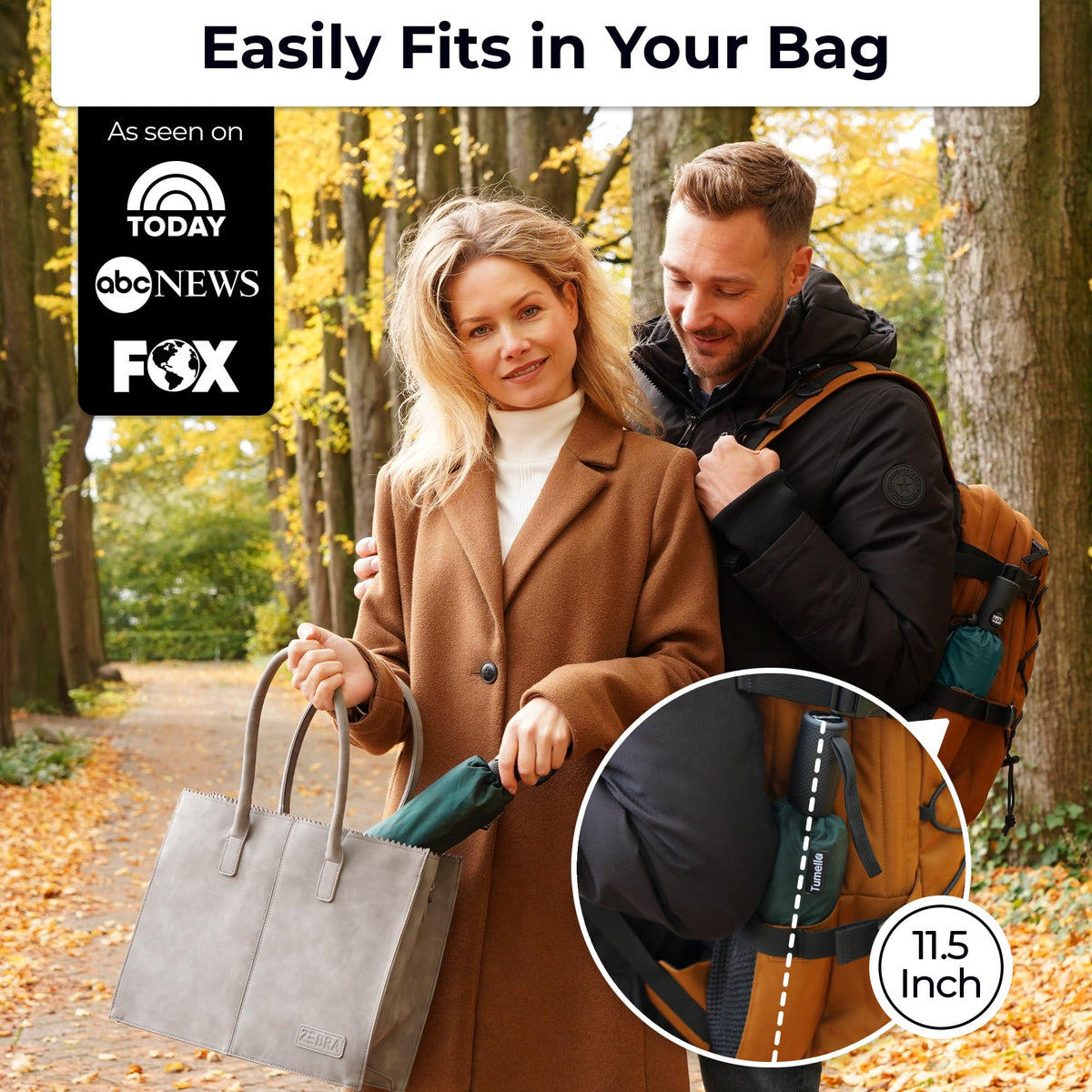 Windproof Compact Travel Umbrella