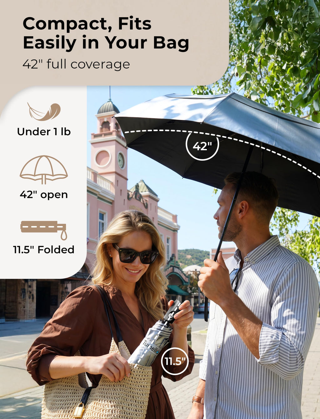 Windproof Compact Travel Umbrella