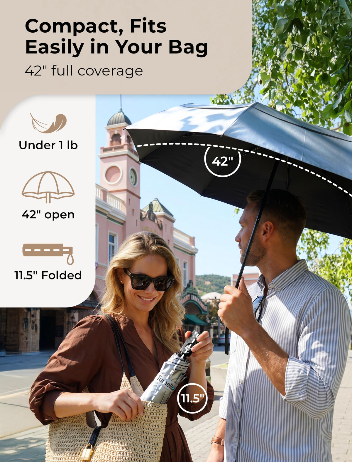 Windproof Compact Travel Umbrella