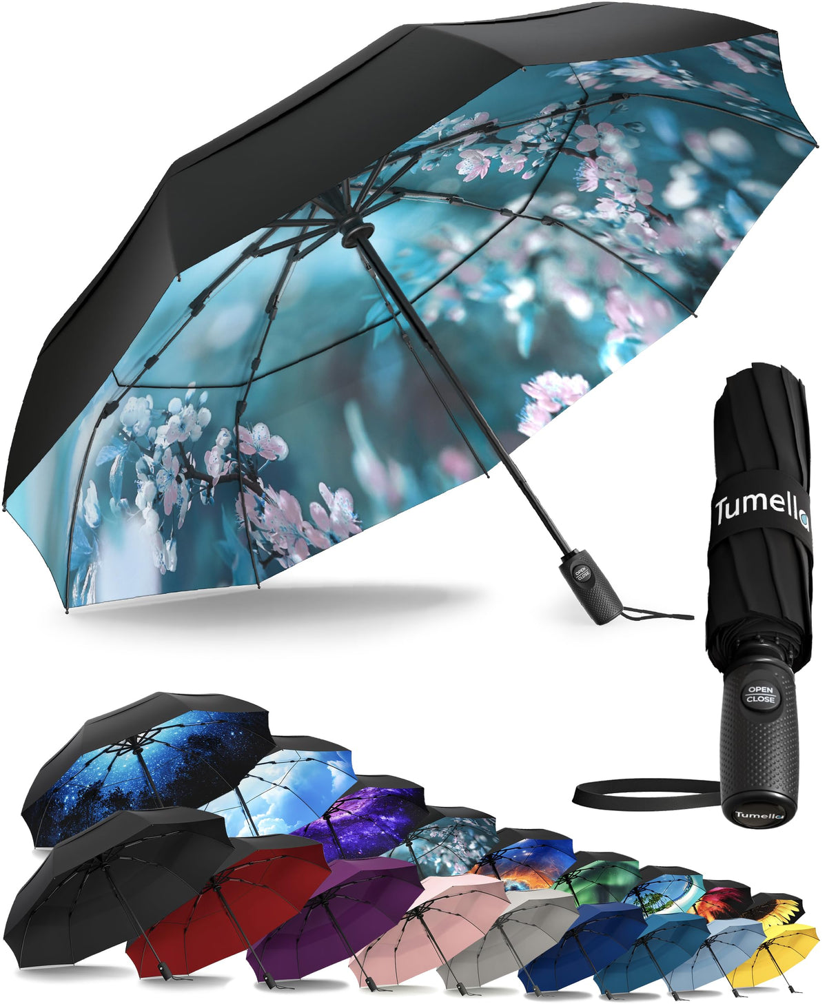 Windproof Compact Travel Umbrella