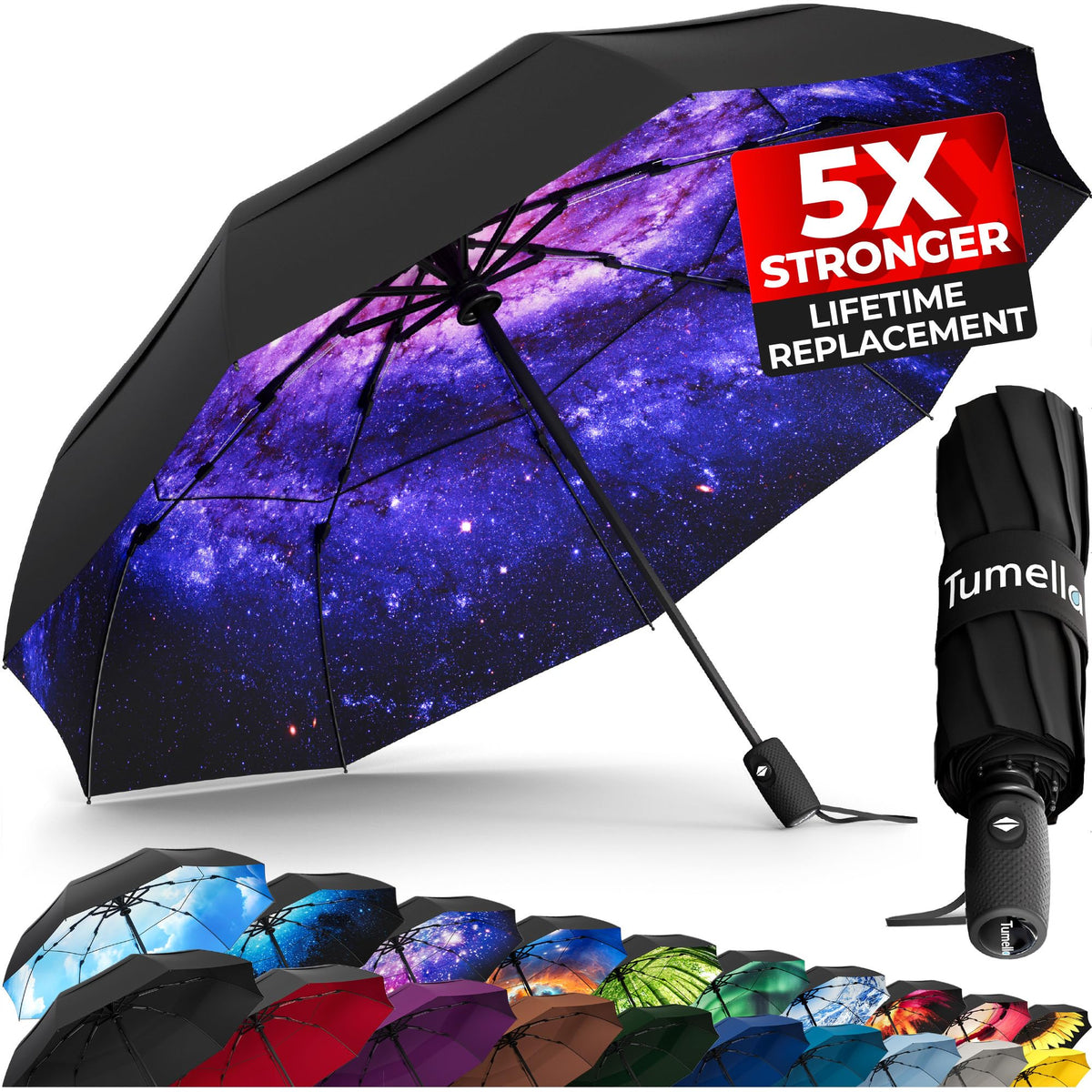 Windproof Compact Travel Umbrella
