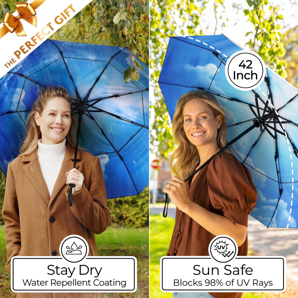 Windproof Compact Travel Umbrella