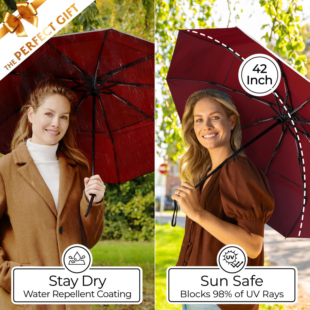 Windproof Compact Travel Umbrella