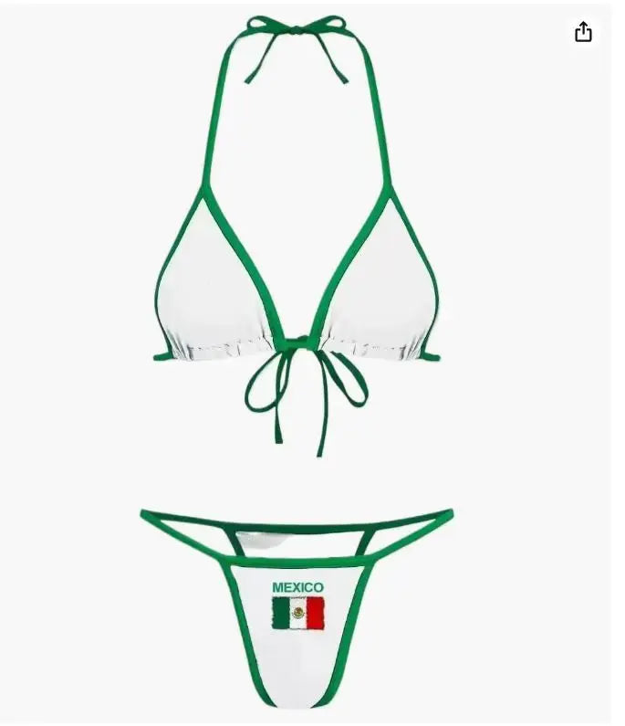 Brazilian Thong Bikini Set — Classic Two-Piece Beachwear